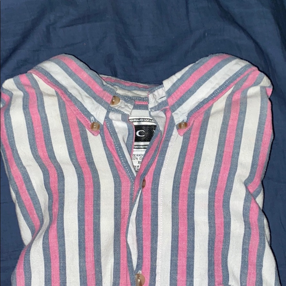 striped button up (vintage)